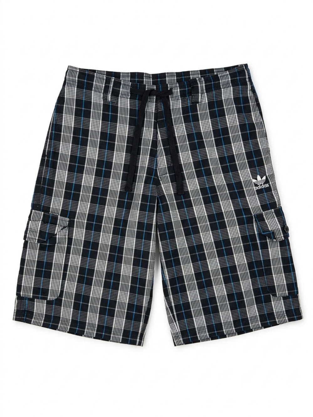 Adidas Originals Vintage Plaid Cargo Shorts Men's XL